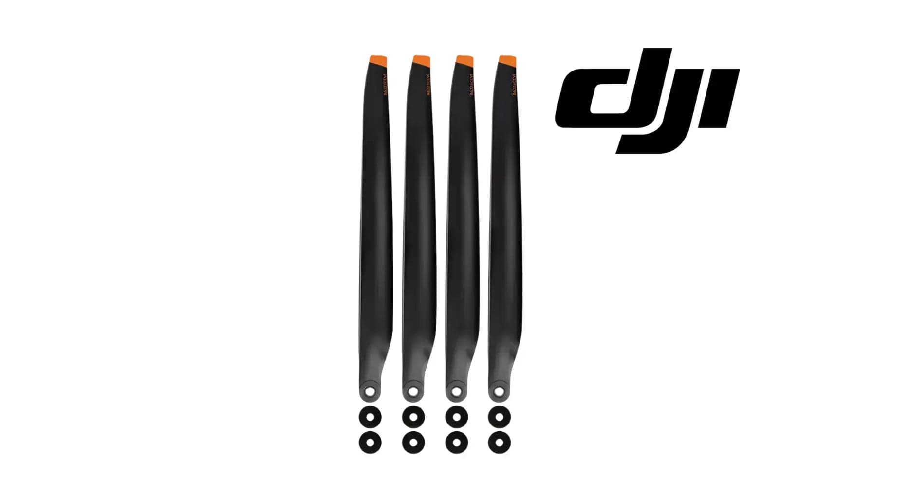 Helices de Fibra de Carbono Originais DJI T100/T70P -- Superior CW (4 unidades)