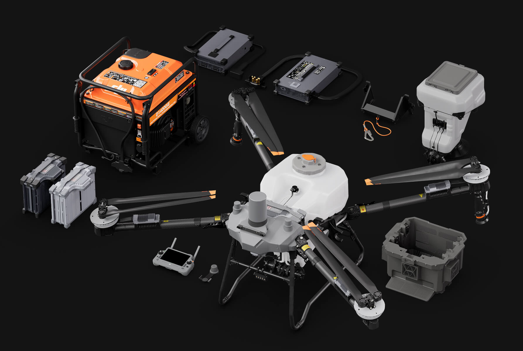 Ecossistema completo DJI Agras T70P